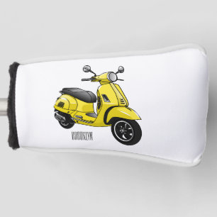 Motorrijwielillustratie cartoon golfheadcover