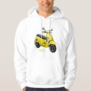 Motorrijwielillustratie cartoon hoodie