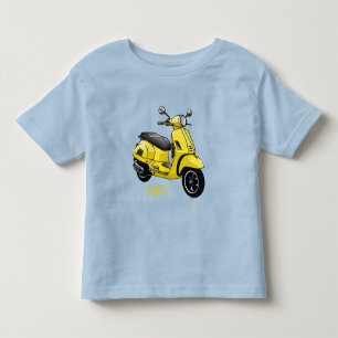 Motorrijwielillustratie cartoon kinder shirts