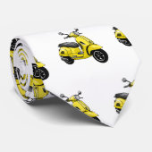 Motorrijwielillustratie cartoon stropdas (Opgerold)