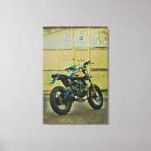  motorrijwielkunst canvas afdruk (Voorkant)