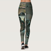  motorrijwielkunst leggings (Achterkant)