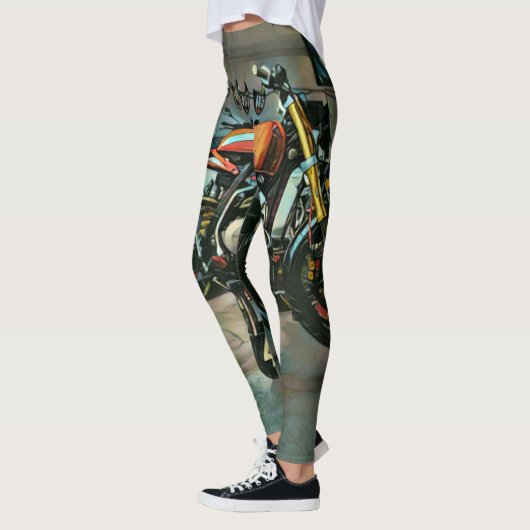  motorrijwielkunst leggings (Links)