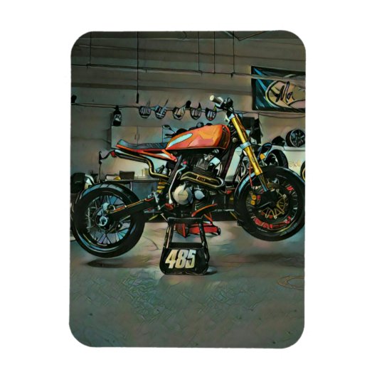 motorrijwielkunst magneet (Verticaal)