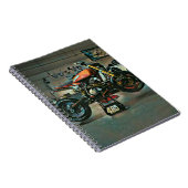 motorrijwielkunst notitieboek (Rechterzijde)