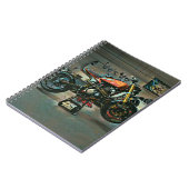 motorrijwielkunst notitieboek (Linkerzijde)