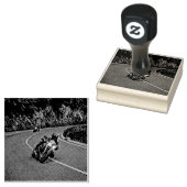 motorrijwielkunst rubberstempel (Gestempeld)