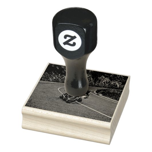 motorrijwielkunst rubberstempel (Stempel)