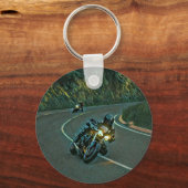 motorrijwielkunst sleutelhanger (Voorkant)