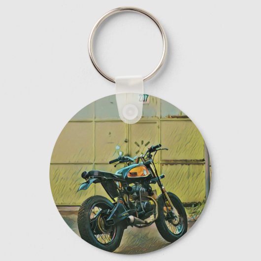  motorrijwielkunst sleutelhanger (Voorkant)