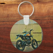  motorrijwielkunst sleutelhanger (Voorkant)