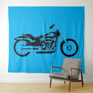 MOTORRIJWIELKUNST WANDKLEED