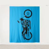 MOTORRIJWIELKUNST WANDKLEED (Voorkant)