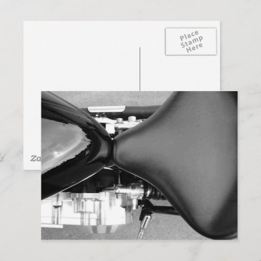 Motorrijwielonderdelen Zitplaats Brandstoftank Fot Briefkaart (Voorkant / Achterkant)