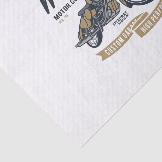 motorrijwielretrorvermogen tissuepapier (Detail)