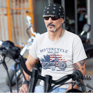 Motorrit Route 66 Sturgis of Bankroet T-shirt