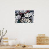Motorruimte 3 Grootte 22 door 15 Poster (Keuken)