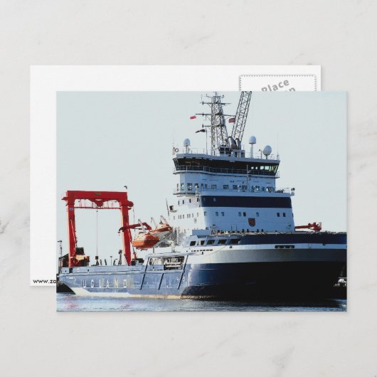 Motorschip, Edinburgh Leith-haven Briefkaart (Voorkant / Achterkant)