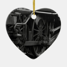 Motorschool voor locomotieven keramisch ornament