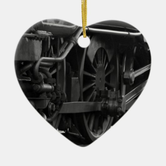 Motorschool voor locomotieven keramisch ornament (Voorkant)