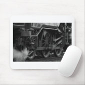 Motorschool voor locomotieven muismat (Met muis)