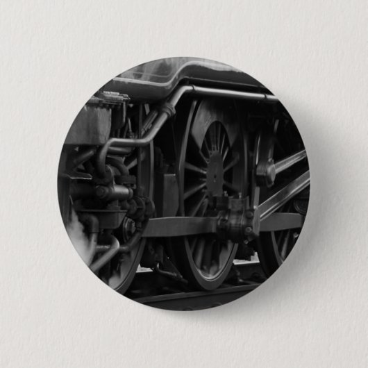 Motorschool voor locomotieven ronde button 5,7 cm (Voorkant)