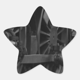 Motorschool voor locomotieven ster sticker