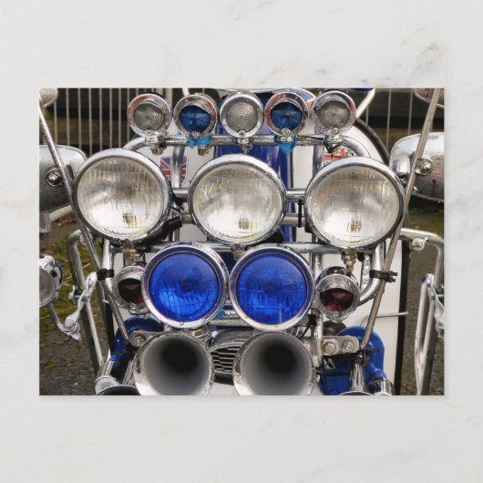  MOTORSCOOTER BRIEFKAART (Voorkant)