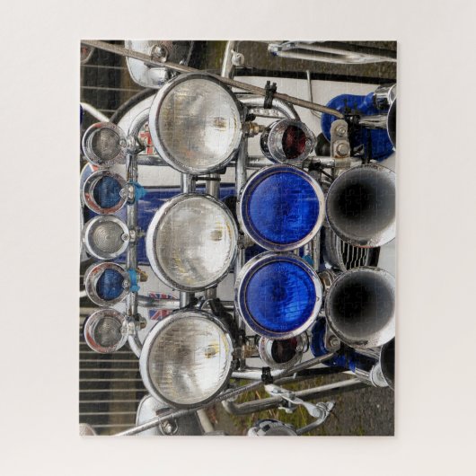 MOTORSCOOTER LEGPUZZEL (Verticaal)