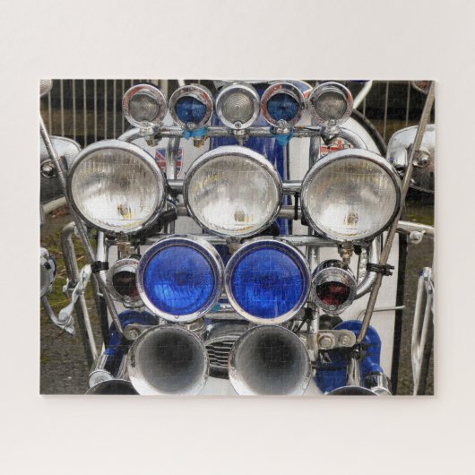 MOTORSCOOTER LEGPUZZEL (Horizontaal)