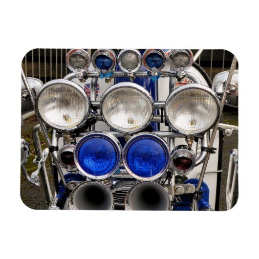  MOTORSCOOTER MAGNEET (Horizontaal)