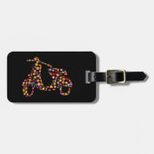 Motorscooterventilator Bagagelabel (Voorkant horizontaal)