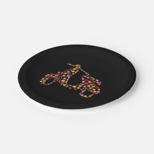 Motorscooterventilator Papieren Bordje (Gekanteld)