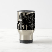 motorsilhouet reisbeker (Center)