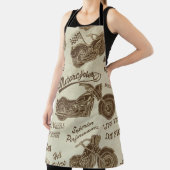  motorsilhouetten: naadloze achtergrond schort (Insitu)