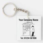 Motorsloopauto's Sleutelhanger (Voorkant)