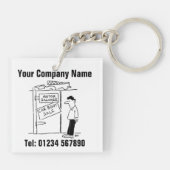 Motorsloopauto's Sleutelhanger (Achterkant)