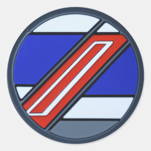 "Motorsport Event Car Access Badge" Ronde Sticker