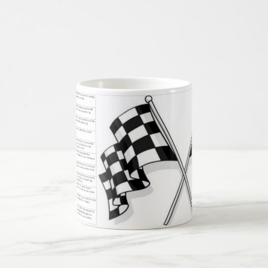 MOTORSPORT FLAGS - MUG KOFFIEMOK (Center)