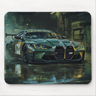 Motorsport GT Raceauto Muismat - Donkergroen