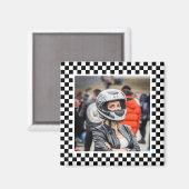 Motorsport met foto magneet (Voorkant / Achterkant)