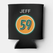 Motorsport race auto nummer logo gepersonaliseerd blikjeskoeler (Voorkant)