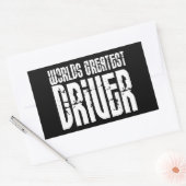 Motorsport Racing Drivers Wereld Grootste Driver Rechthoekige Sticker (Envelop)