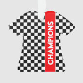 Motorsport thema ornament (voorkant)