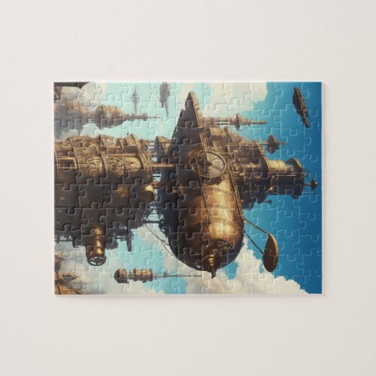 Motorstad Legpuzzel (Horizontaal)