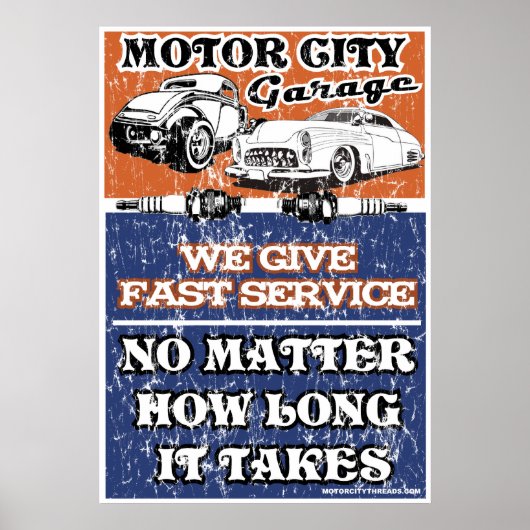 MOTORSTADSGARAGE 2 POSTER (Voorkant)