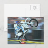 Motorstunts Briefkaart (Voorkant / Achterkant)