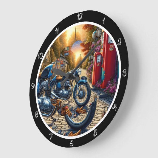 motortankstation grote klok (Hoek)