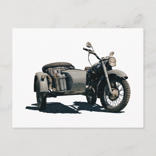 motortekening briefkaart (Voorkant)
