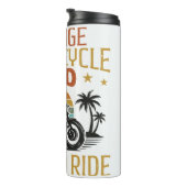 motorvader geboren om te rijden thermosbeker (Geroteerd rechts)